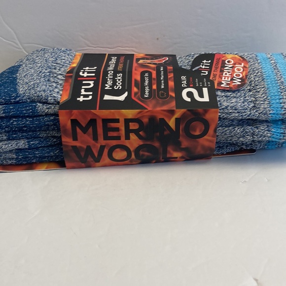 Merino Wool Blend Socks Xtreme Thermal Warm Cold Weather Boot Socks Blue - Picture 8 of 16